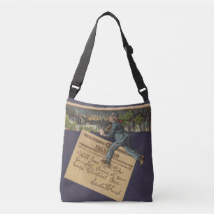 Vintage Santa Brev Axelväska