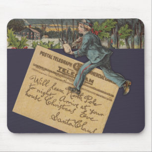 Vintage Santa Brev Musmatta
