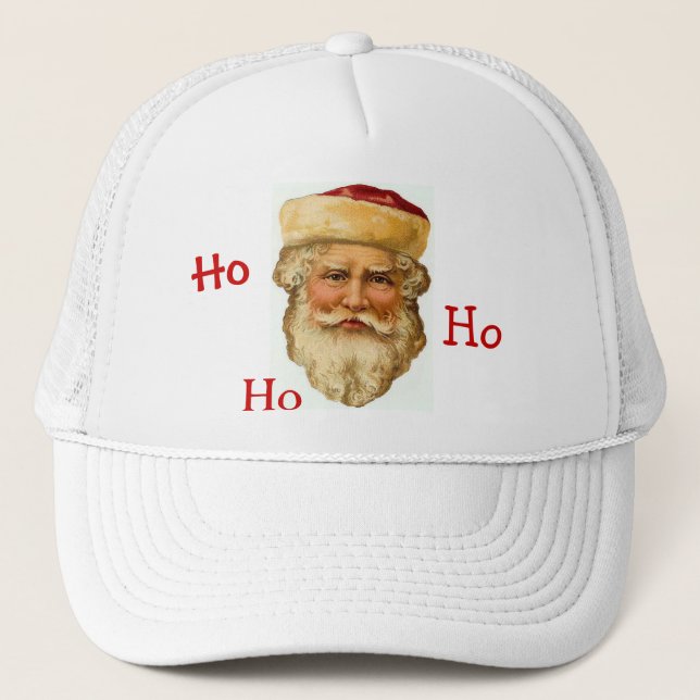 Vintage Santa Cap Truckerkeps (Framsida)
