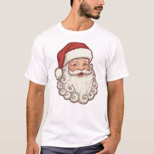 Vintage Santa Claus-ansikte – Klassisk jul-t-shirt T Shirt