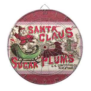 Vintage Santa Claus Sockerplommon Reklam Gammal Go Piltavla