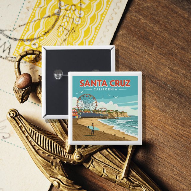 Vintage Santa Cruz California Knapp (Skapare uppladdad)