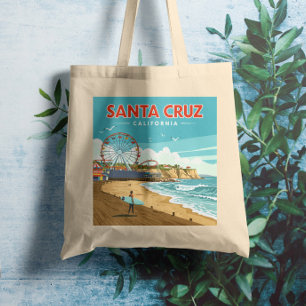 Vintage Santa Cruz California Tygkasse