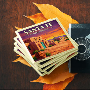 Vintage Santa Fe New mexico Magnet