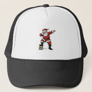 Vintage Santa Fotboll Jul Sport Tröja_1 Keps