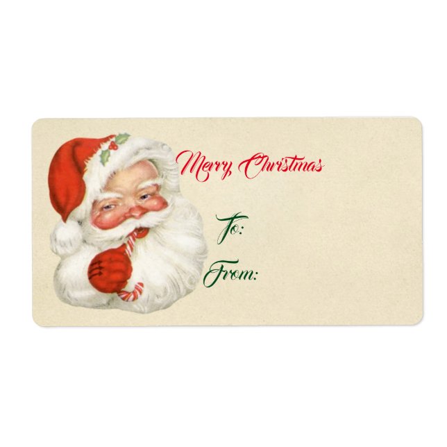 Vintage Santa Fraktsedel (Framsidan)