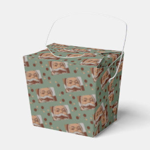Vintage Santa Gift Box Presentaskar