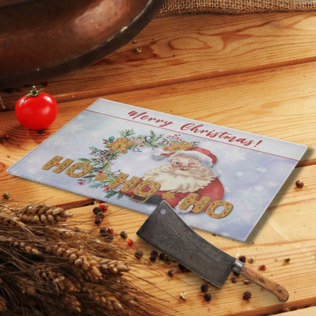 Vintage Santa & Gingerbröd Ho-Ho-Ho (Skapare uppladdad)