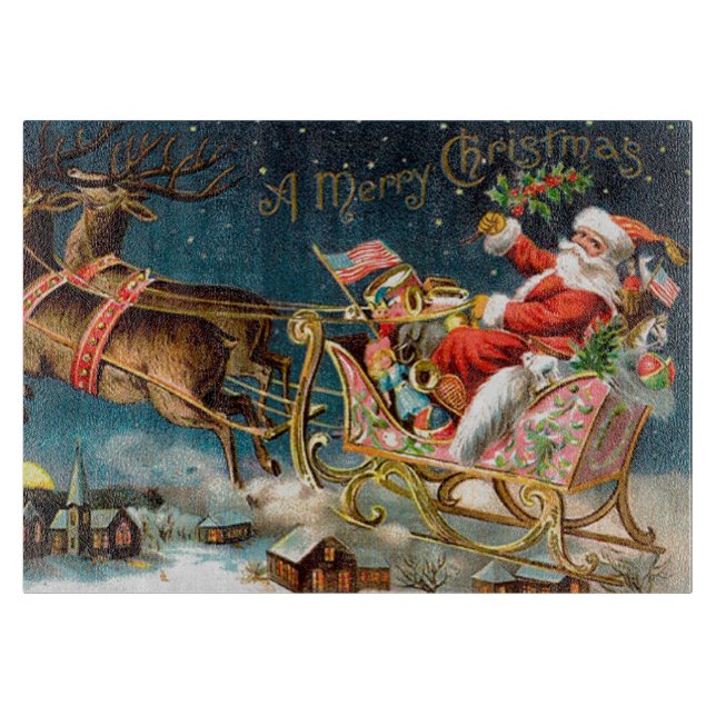 Vintage Santa God jul (Framsidan)