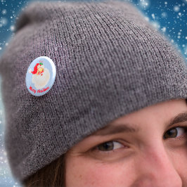 Vintage Santa God jul Candy cane Knapp