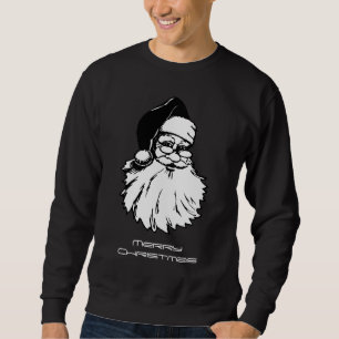 Vintage Santa God jul Manar Sweatshirt
