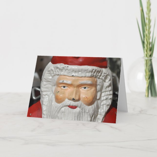 Vintage Santa Helgkort (Framsida)