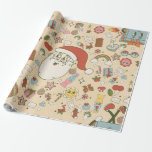 vintage Santa hippie groovy christmas Presentpapper<br><div class="desc">vintage Santa hippie groovy christmas ,  groovy,  vintage,  vintage christmas,  retro christmas,  christmas,  1960-talet,  funky,  1970-talet</div>