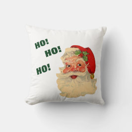 Vintage Santa Ho! Ho! Ho! Kudde