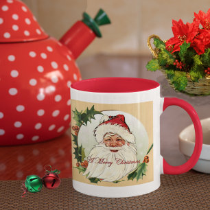 Vintage Santa i Ram Mugg