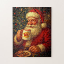 Vintage Santa julpussel Pussel
