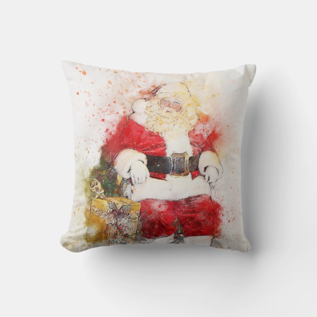 Vintage Santa Kudde (Framsida)