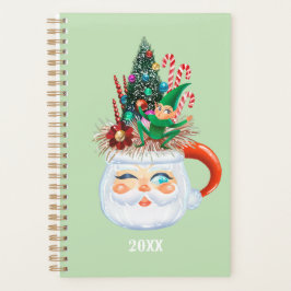 Vintage Santa Mint Grönt