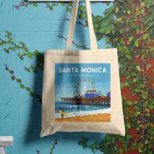 Vintage Santa Monica California Tygkasse