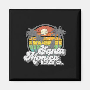 Vintage Santa Monica Strand Kalifornien Surfing Su Magnet