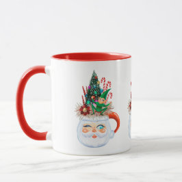 Vintage Santa Mugg