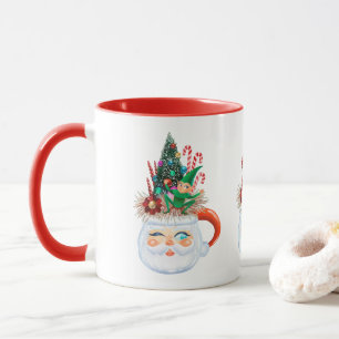 Vintage Santa Mugg