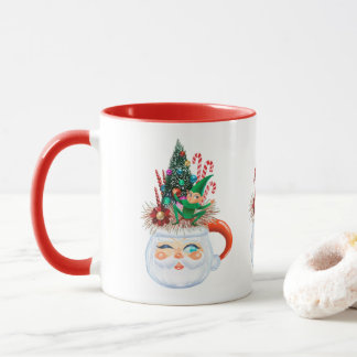Vintage Santa Mugg