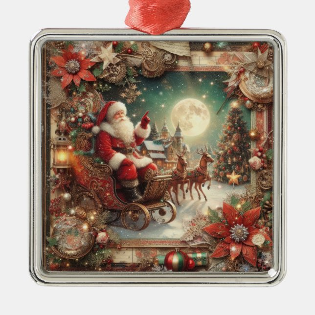 Vintage Santa Ornament (Framsidan)
