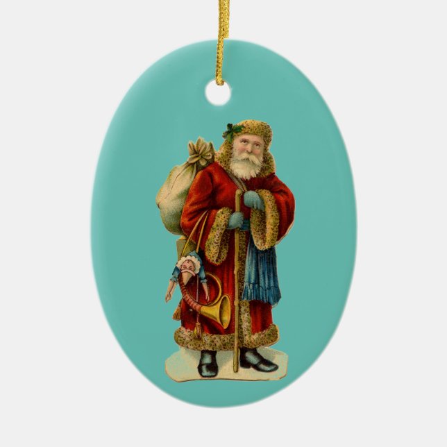 Vintage Santa Ornament (Framsidan)