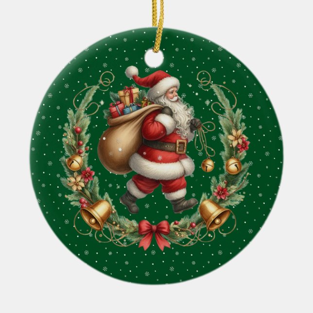 Vintage Santa Ornament (Framsidan)