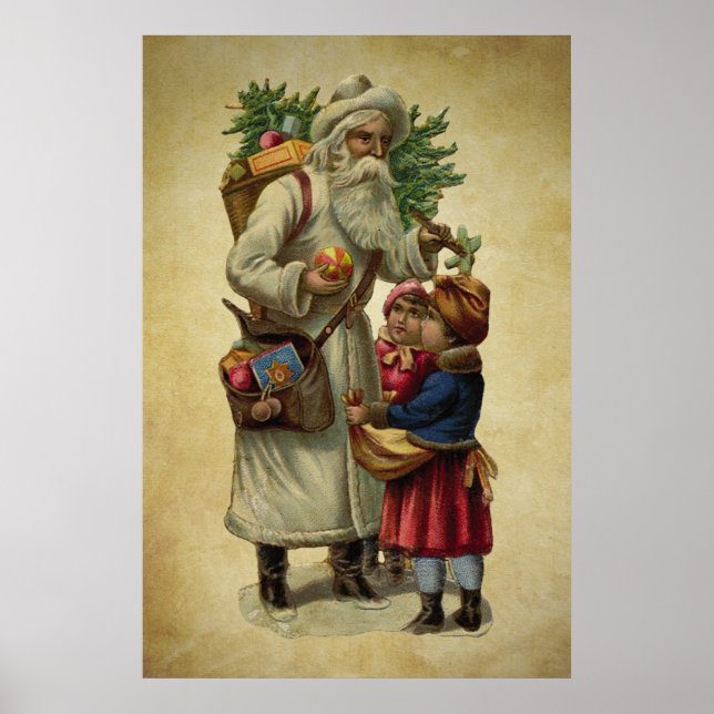 vintage Santa Poster (Framsidan)