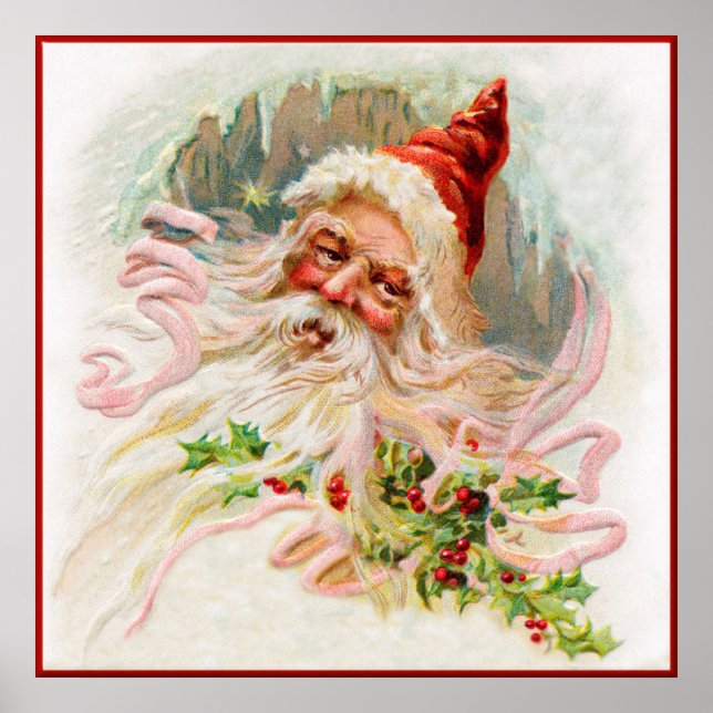 VINTAGE SANTA POSTER (Framsidan)