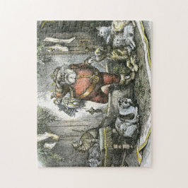 Vintage Santa Pussel