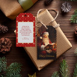 Vintage Santa Reading a Bok Presentetikett<br><div class="desc">Vintage Santa Reading a Bok Gift Märkres. Gå in i julens nostalgi med den här lysande vintage-inspirerade bilden, med en vackert målad scen av Jultomten som njuter av ett tyst ögonblick när man läser bok. Riken, det klassiska färg, gör att den tidlösa helgdag blir verklighet och fångar säsongens värme och...</div>