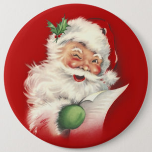 Vintage Santa Reworking! Knapp