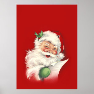 Vintage Santa Reworking! Poster