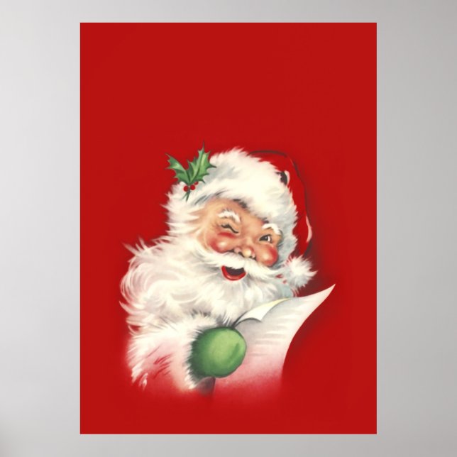 Vintage Santa Reworking! Poster (Framsidan)