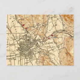 Vintage Santa Rosa CA vykort