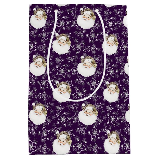 Vintage Santa & Stars (Framsidan)