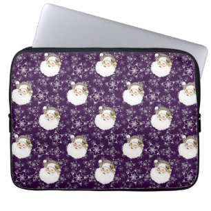 Vintage Santa & Stars Laptop Fodral