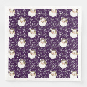 Vintage Santa & Stars Pappersservett