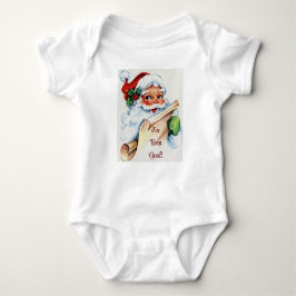 Vintage Santa T-Shirt Baby Bodykostym