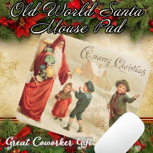 Vintage Santa Victorian-julbarnen Musmatta