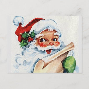 Vintage Santa Vykort