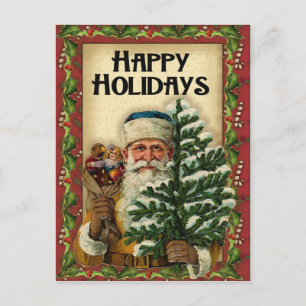 Vintage Santa: Vykort