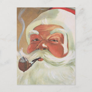 Vintage Santa Vykort