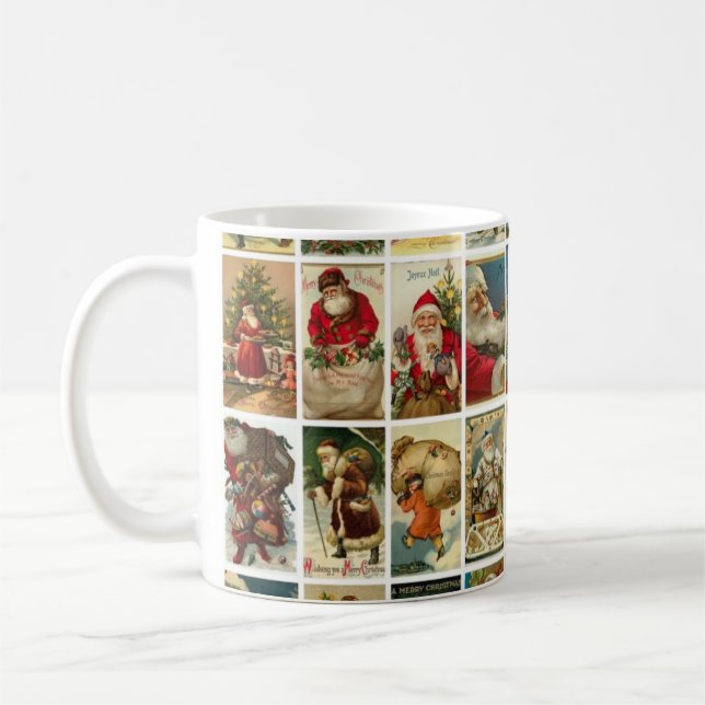 Vintage Santas Kaffemugg (Vänster)
