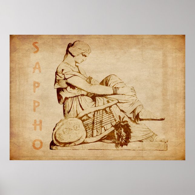 Vintage Sappho Poster (Framsidan)