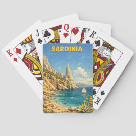 Vintage Sardinien Resa Cala Goloritzé Casinokort