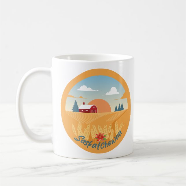 Vintage Saskatchewan Kaffemugg (Vänster)